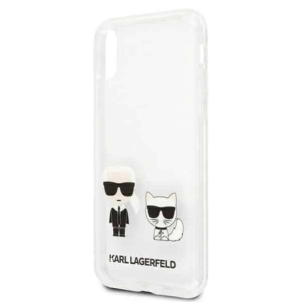 Karl Lagerfeld Karl & Choupette - θήκη για Apple iPhone XS Max - Διάφανο 6