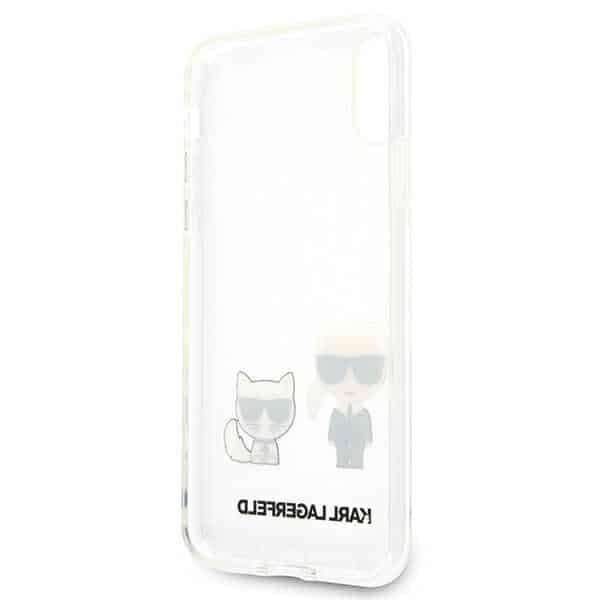 Karl Lagerfeld Karl & Choupette - θήκη για Apple iPhone XS Max - Διάφανο 7