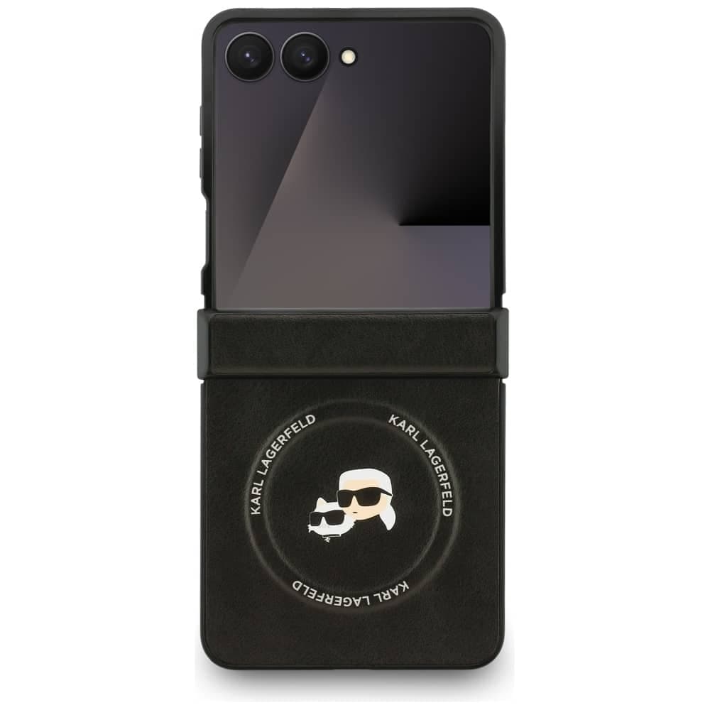 Karl Lagerfeld Karl & Choupette - θήκη για Samsung Galaxy Z Flip7 - Μαύρο 2