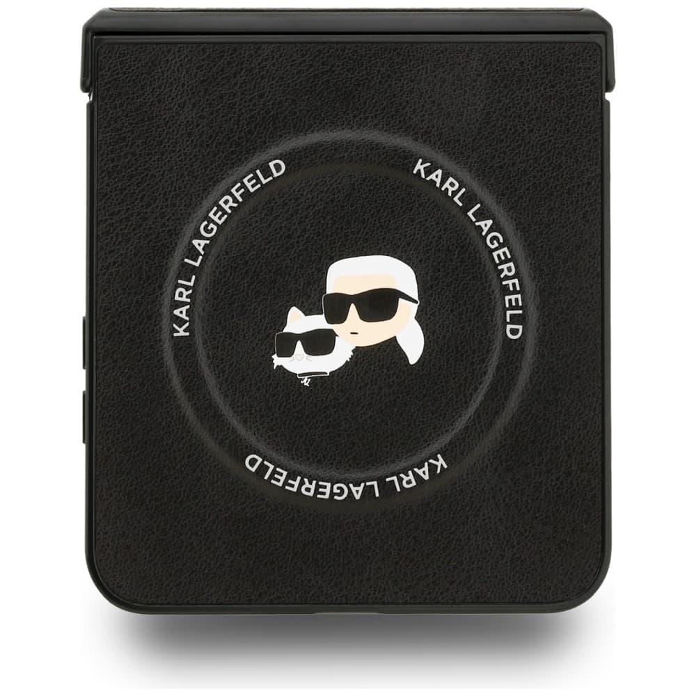 Karl Lagerfeld Karl & Choupette - θήκη για Samsung Galaxy Z Flip7 - Μαύρο 5
