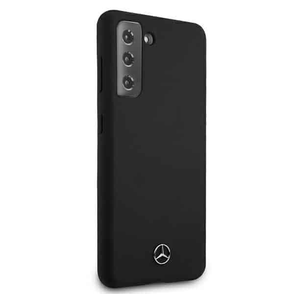 Θήκη Hardcase Mercedes Mehcs21ssilbk S21 G991 Μαύρη Από Σιλικόνη 4