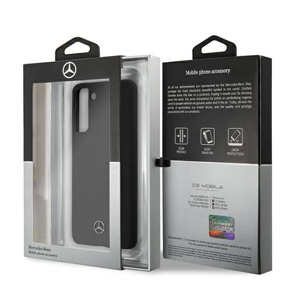 Θήκη Hardcase Mercedes Mehcs21ssilbk S21 G991 Μαύρη Από Σιλικόνη 8