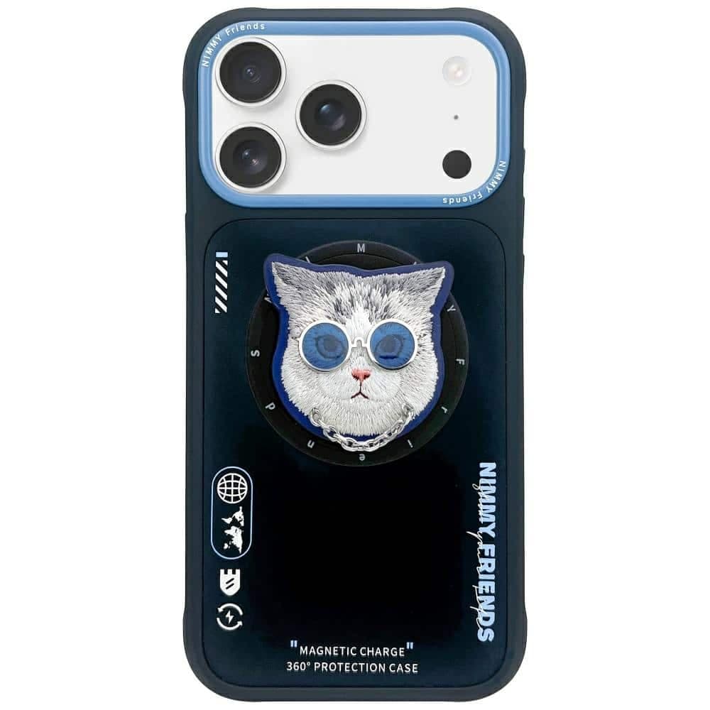 Nimmy Glasses Cool Cat MagSafe - θήκη για Apple iPhone 17 Pro Max - Πολύχρωμο