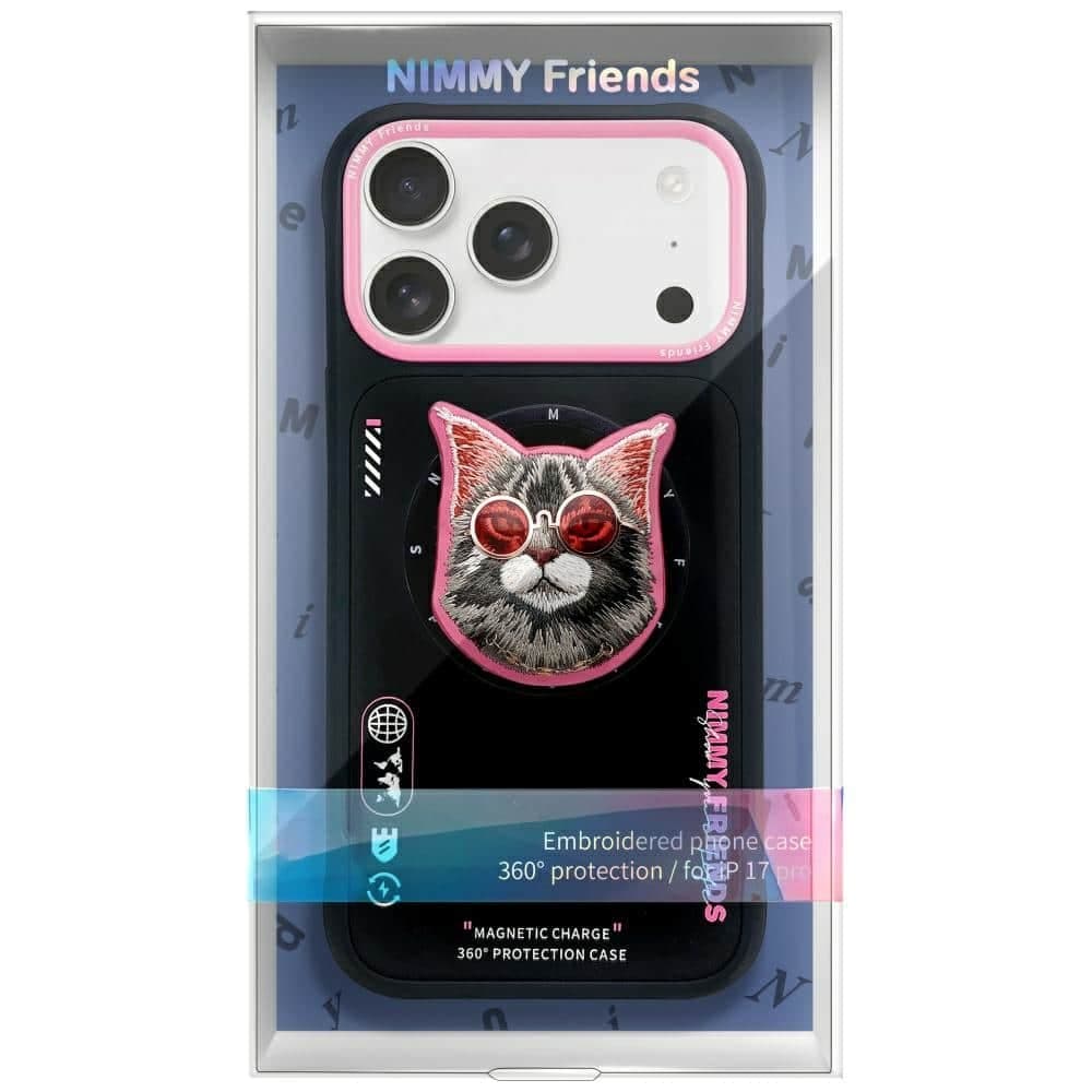 Nimmy Glasses Cool Cat MagSafe - θήκη για Apple iPhone 17 Pro Max - Πολύχρωμο 2