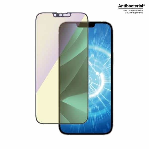 Panzerglass Ultra-Wide Fit Αντιμπλέ Φωτός Για iPhone 14 Plus / 13 Pro Max 6,7" Με Easyaligner Και Αντιβακτηριακή Προστασία 2793 2