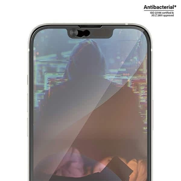 Panzerglass Ultra-Wide Fit Για iPhone 14 / 13 / 13 Pro 6.1" - Προστασία Οθόνης Camslider Με Αντιβακτηριακή Τεχνολογία Και Easy Aligner 2