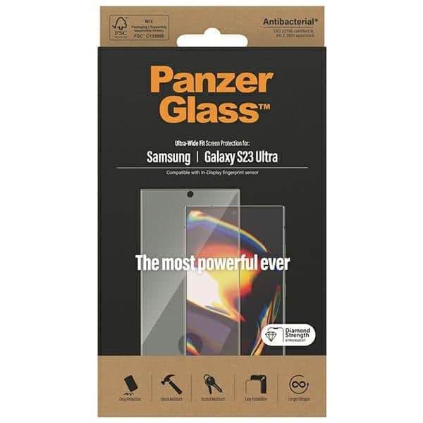 Panzerglass Ultra-Wide Fit Για Samsung Galaxy S23 Ultra S918 - Προστασία Οθόνης 3