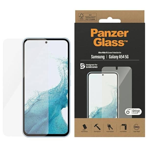 Panzerglass Ultra-Wide Fit Για Samsung Galaxy A54 5g (αριθμός Μοντέλου: A546) - Προστασία Οθόνης