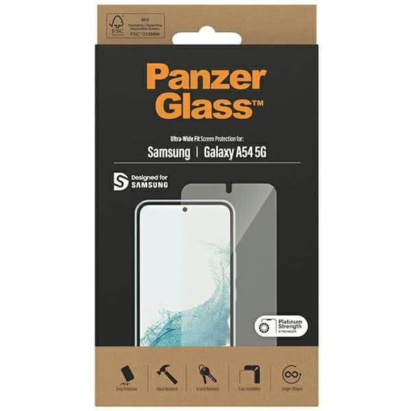 Panzerglass Ultra-Wide Fit Για Samsung Galaxy A54 5g (αριθμός Μοντέλου: A546) - Προστασία Οθόνης 4