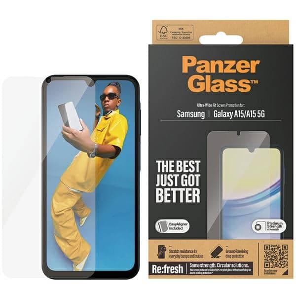 Panzerglass Ultra-Wide Fit Προστασία Οθόνης Για Samsung A15 / A155g 7349
