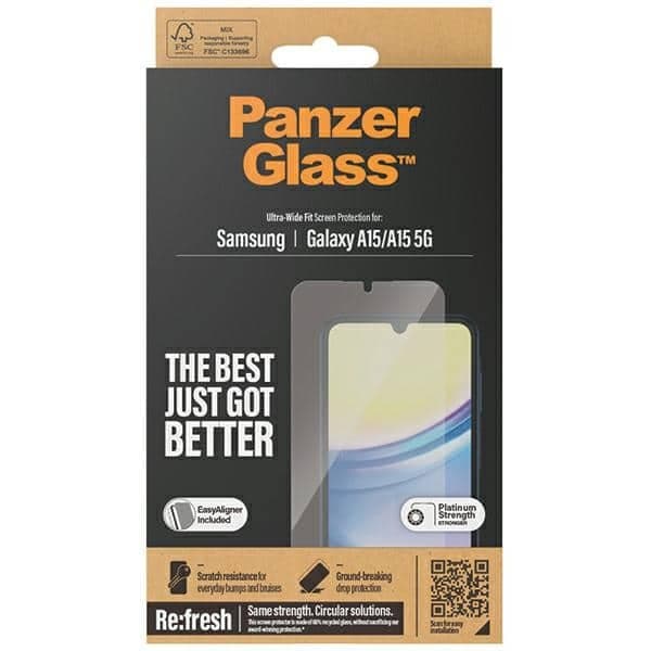 Panzerglass Ultra-Wide Fit Προστασία Οθόνης Για Samsung A15 / A155g 7349 4
