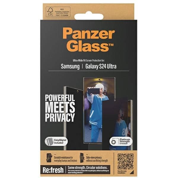 Panzerglass Ultra-Wide Fit Προστασία Οθόνης Ιδιωτικότητας Για Samsung Galaxy S24 Ultra Με Easy Aligner P7352 4