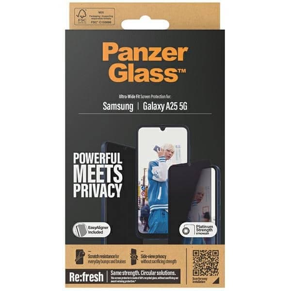 Panzerglass Ultra-Wide Fit Screen Protector Για Samsung Galaxy A25 5g Με Easy Aligner P7335 4