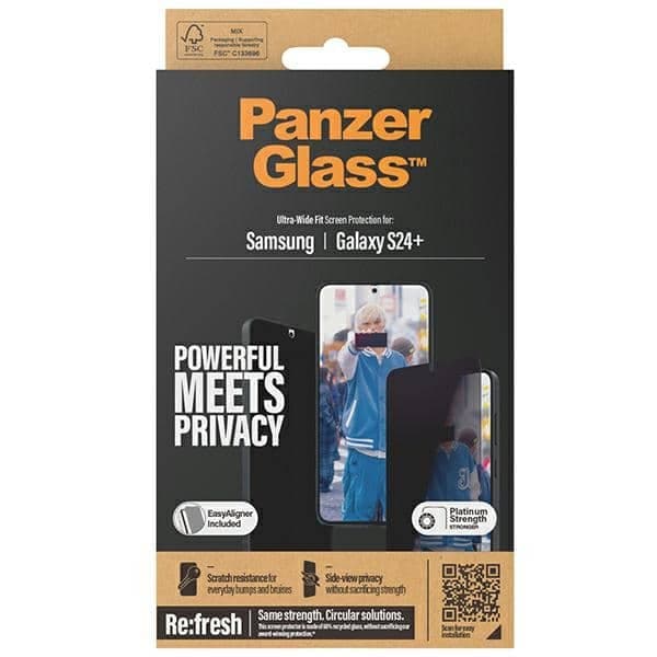Panzerglass Ultra-Wide Fit Προστασία Οθόνης Για Samsung Galaxy S24+ S926 Με Easy Aligner 4