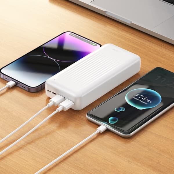 Powerbank Borofone Bj80a Clever, 20000mah, 22.5w, Qc + Pd, White 4