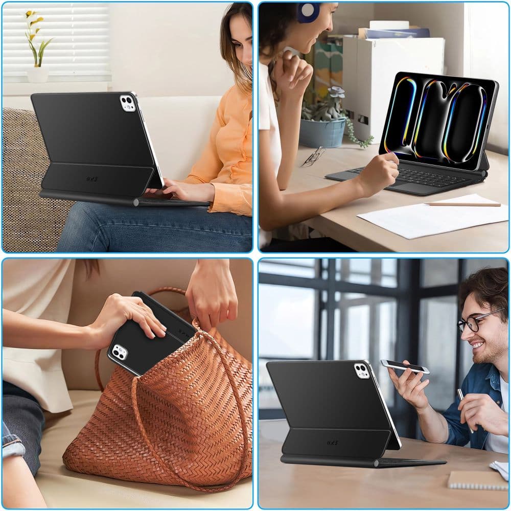 Tech-Protect Smartcase Magnetic + Keyboard iPad Pro 13” 7 / 8 2024-2025 Black 11