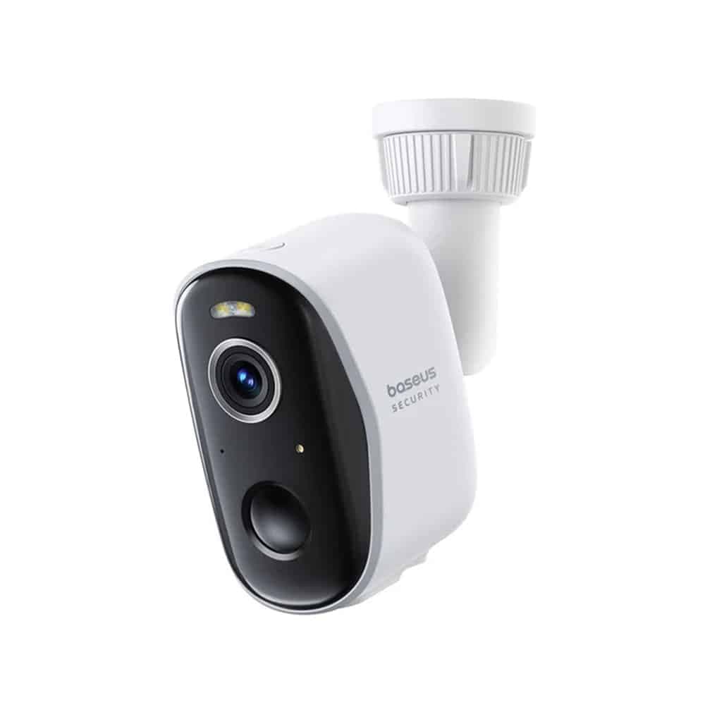 Baseus - Outdoor Camera Security N1 (s0tw002131) - 2k, 16gb, 2x Camera Kit, Two-Way Talk, Night Vision, Ip67, 7800mah - White 2