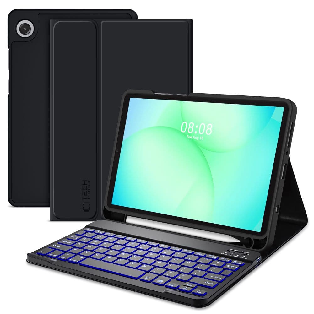 Tech-Protect Sc Pen + Keyboard Galaxy Tab A9 / A11 8.7 X110 / X115 / X133 / X135 Black