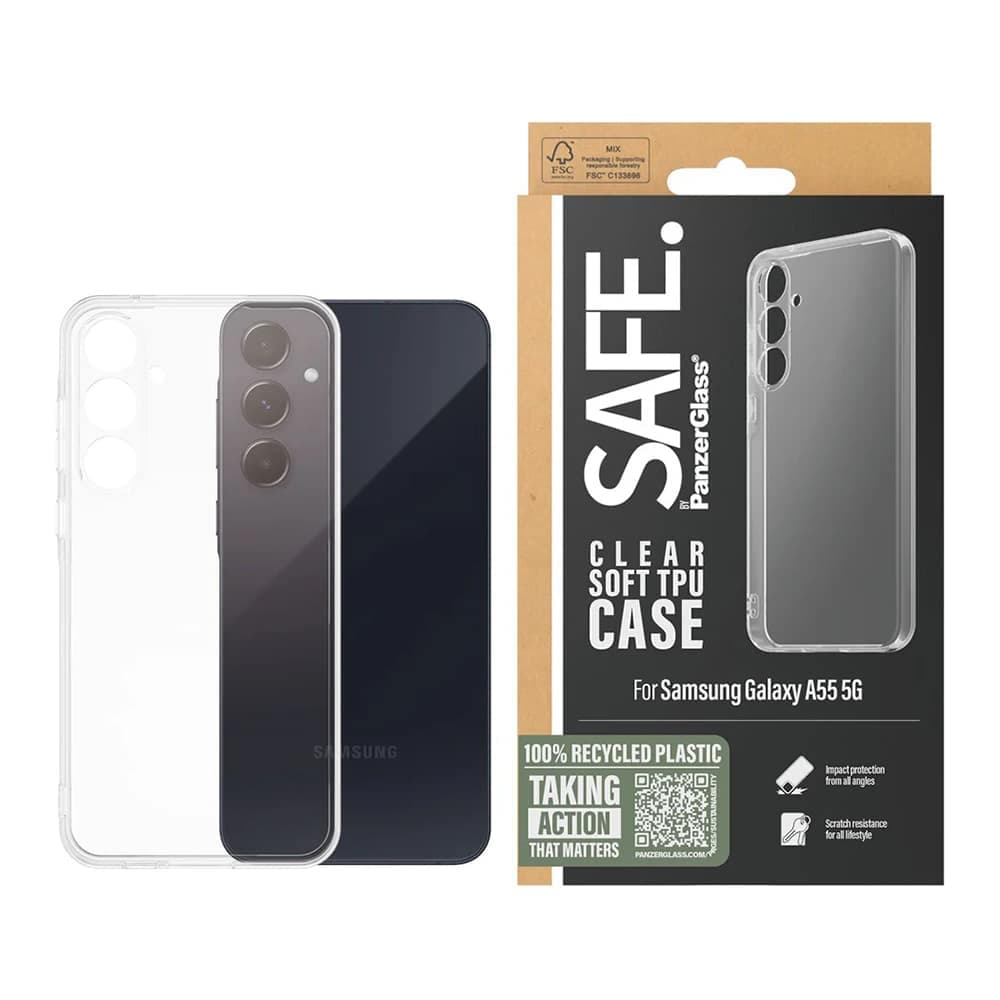 PanzerGlass® SAFE - θήκη για Samsung Galaxy A55 - Διάφανο 3