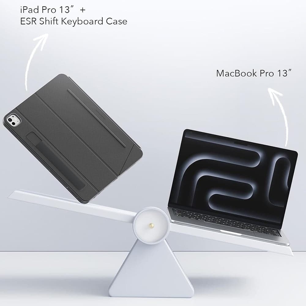 ESR Shift Keyboard Case - θήκη για Apple iPad Air (2020) / (2022) 11 (2024) (2025) - Γκρι 3