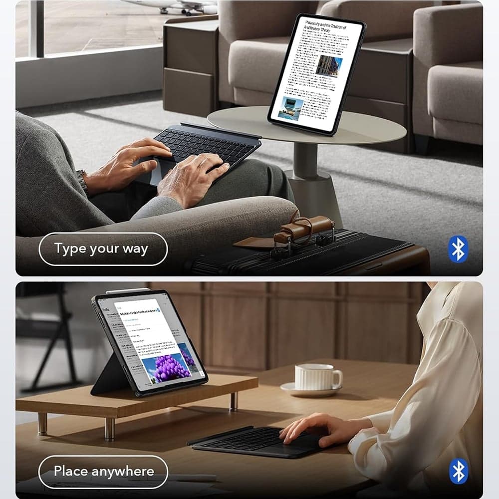 ESR Shift Keyboard Case - θήκη για Apple iPad Air (2020) / (2022) 11 (2024) (2025) - Γκρι 5