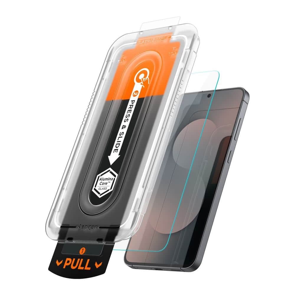 Spigen - Glas.tr Ez-Fit Pro Hd - Samsung Galaxy S25 Fe - Clear 3