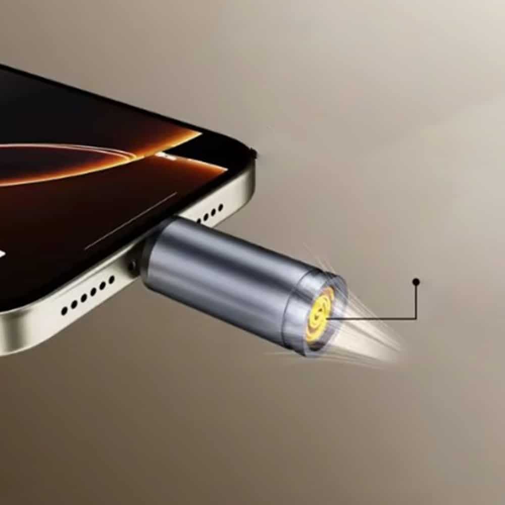 Μίνι Αναπτήρας USB-C Αντιάνεμος - Αλουμίνιο, 6W, Φορητός - Techsuit Smokex - Γκρι 6