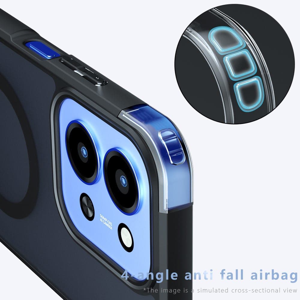 Techsuit PureFrost MagSafe - θήκη για Xiaomi Redmi 15C 4G - Μαύρο 5