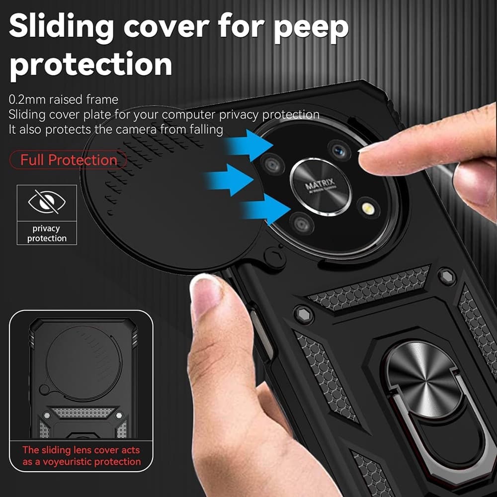 Techsuit CamShield Series - θήκη για Honor Magic8 Lite - Χρυσό 6