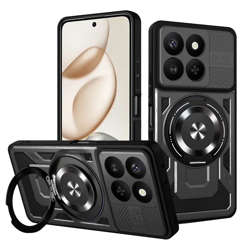 Techsuit RuggedCam - θήκη για Honor 400 Smart / 4G X7d - Μαύρο