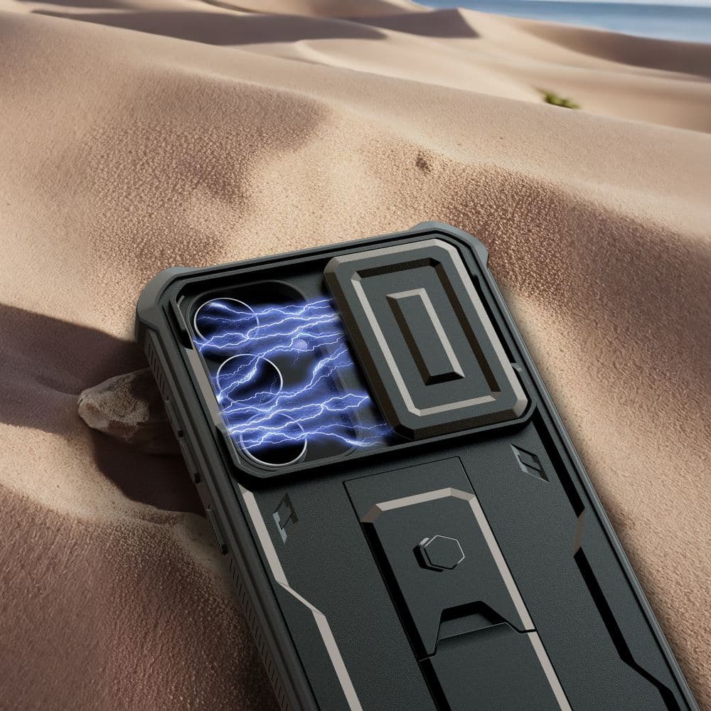 TECH-PROTECT KEVLAR CAM+ - θήκη για Samsung Galaxy S25 FE - Μαύρο 2