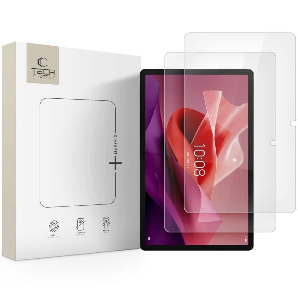 Σκληρυμένο γυαλί Tech-Protect Glass Fit+ 2-Pack Lenovo Tab P12 / Idea Tab Pro / Yoga Tab Plus 12.7 Tb-370 / Tb-373 / Tb-520 Clear