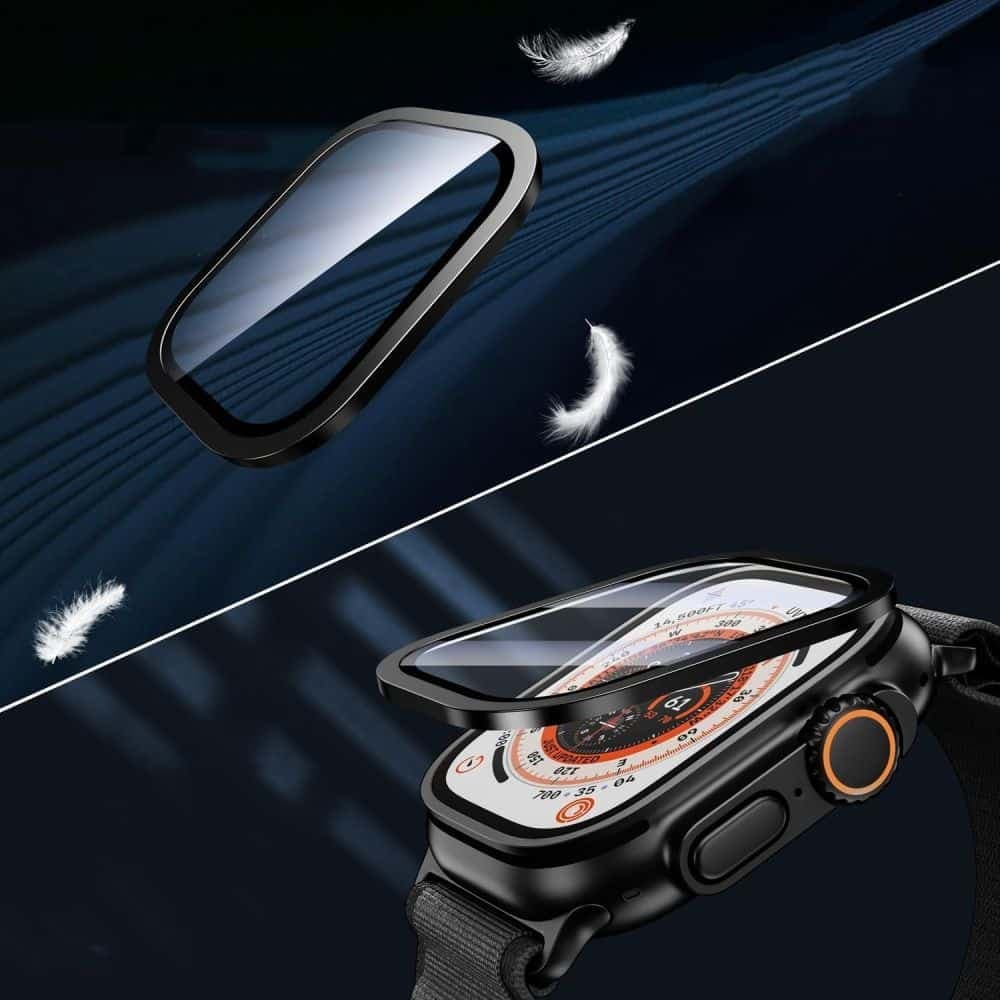 Σκληρυμένο γυαλί Tech-Protect Glass Ring 2-Pack Apple Watch Ultra 1 / 2 / 3 (49 Mm) Black 2