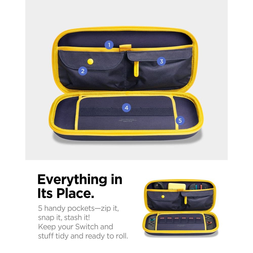 Spigen Nano Pop Pro Pouch Nintendo Switch 2 Blueberry Navy 4