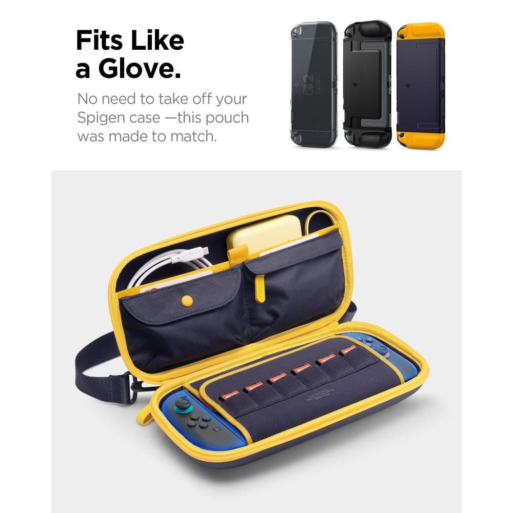Spigen Nano Pop Pro Pouch Nintendo Switch 2 Blueberry Navy 6