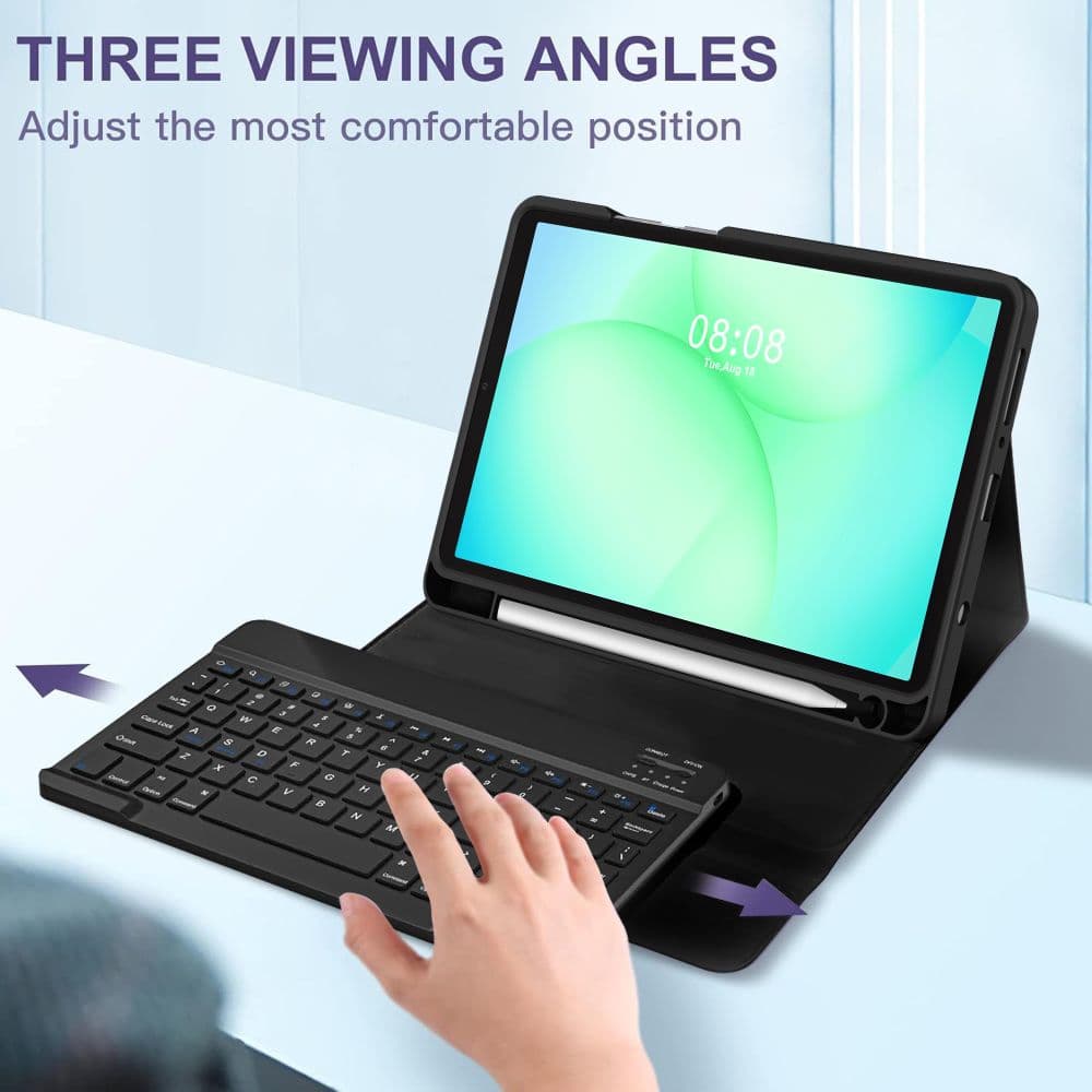 Tech-Protect Sc Pen + Keyboard Galaxy Tab A9 / A11 8.7 X110 / X115 / X133 / X135 Black 6