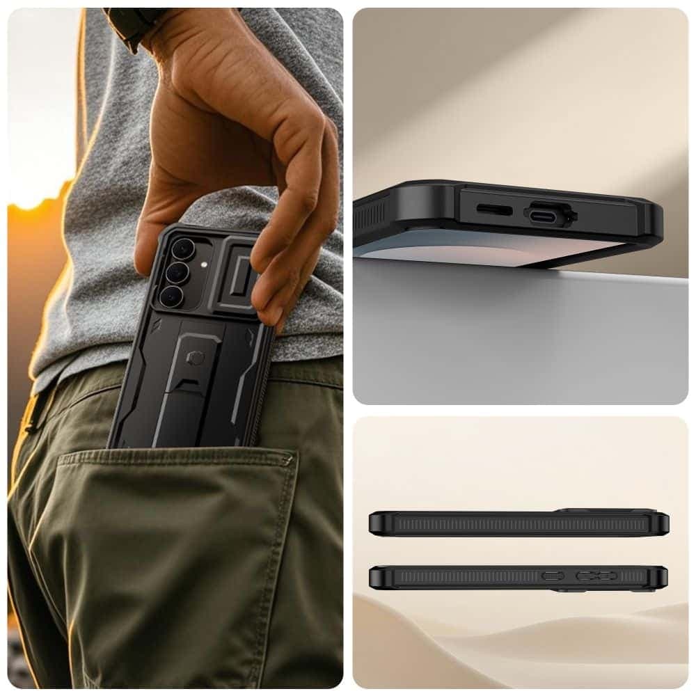 TECH-PROTECT KEVLAR CAM+ - θήκη για Samsung Galaxy S25 FE - Μαύρο 7