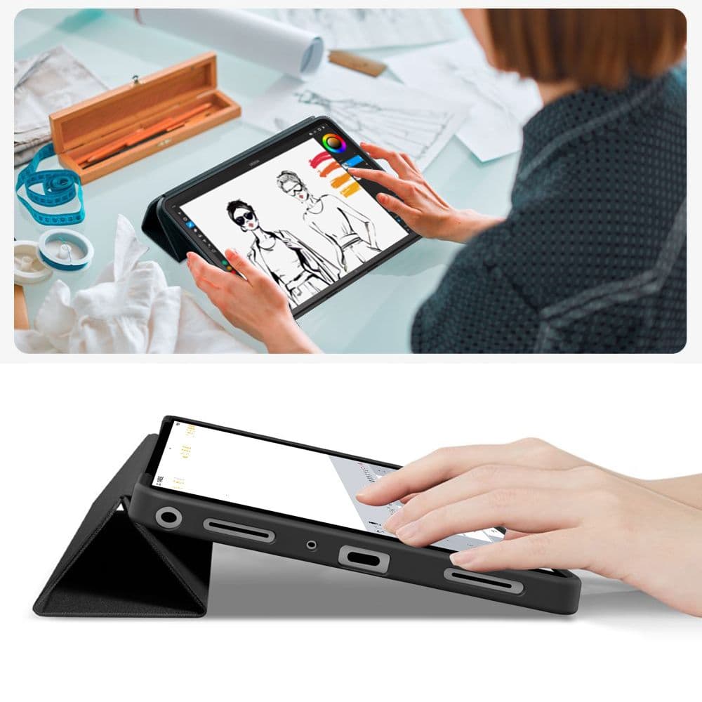 Tech-Protect Smartcase Galaxy Tab A9+ / A11+ Plus 11.0 X210 / X215 / X216 / X230 / X235 / X236 Black 8