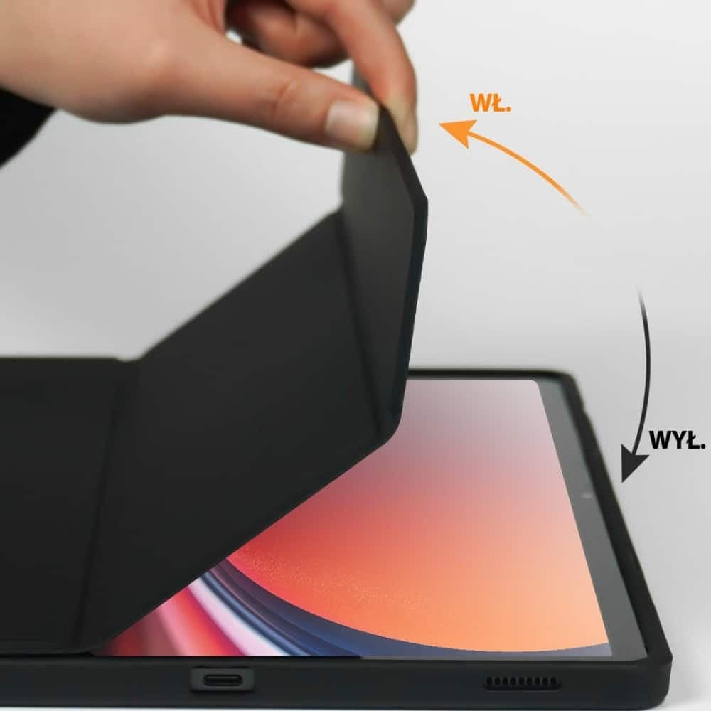 Case Araree A Folio για Samsung Galaxy Tab S11 Black 4