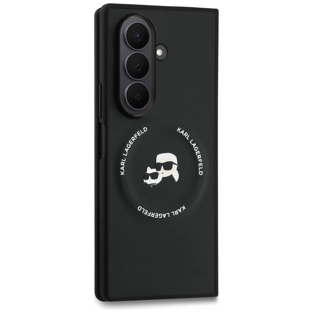 Karl Lagerfeld Karl&Choupette Logo MagSafe - θήκη για Samsung Galaxy Z Fold7 - Μαύρο 5