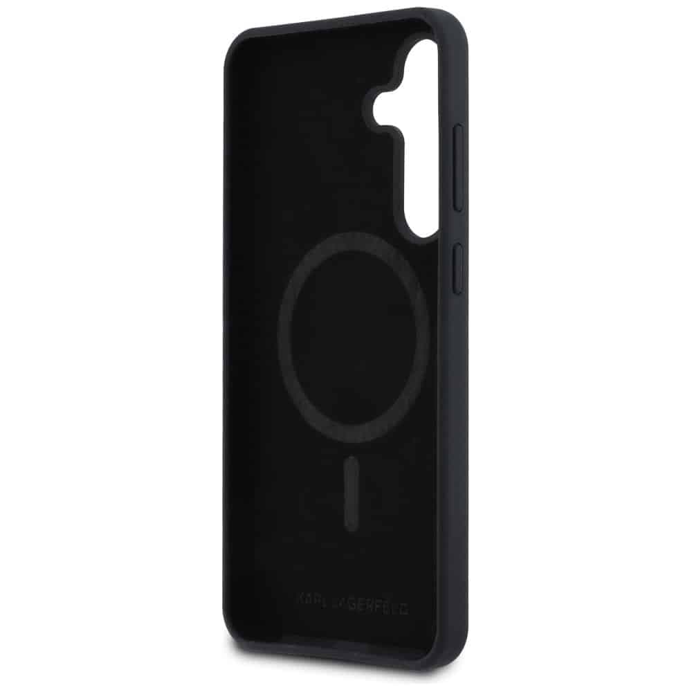 Karl Lagerfeld Silicone Karl&Choupette Heads MagSafe - θήκη για Samsung Galaxy S25 FE - Μαύρο 7