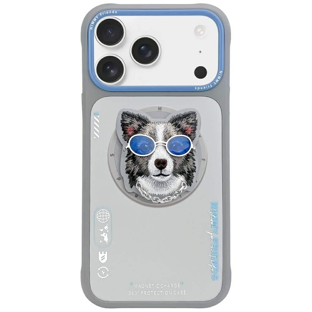 Nimmy Glasses Cool Dog - θήκη για Apple iPhone 17 - Γκρι