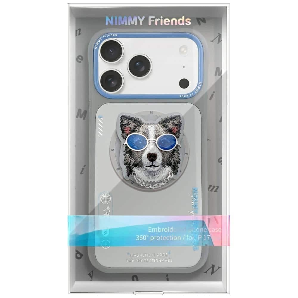 Nimmy Glasses Cool Dog - θήκη για Apple iPhone 17 - Γκρι 2
