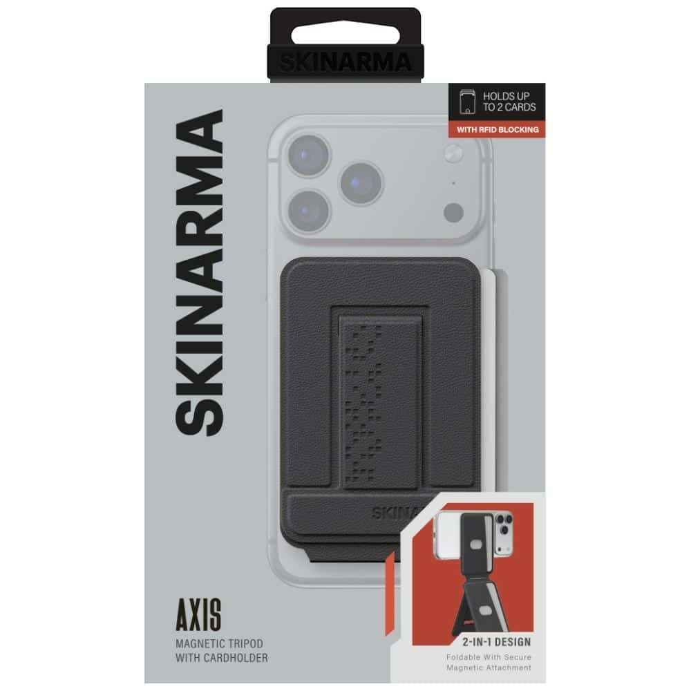 Wallet Skinarma Axis Magnetic Folding Tripod Charcoal 6