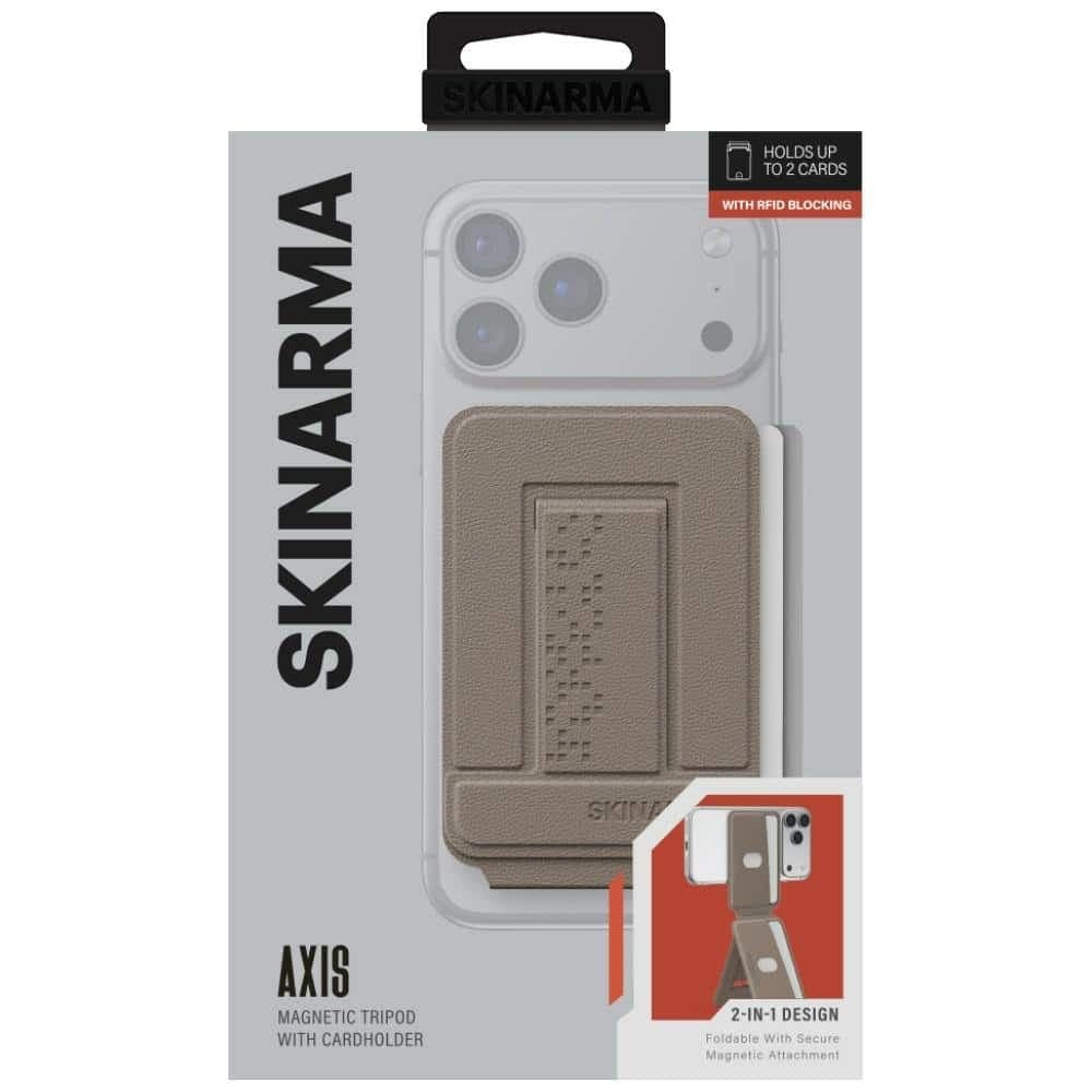Wallet Skinarma Axis Magnetic Folding Tripod Khaki 6