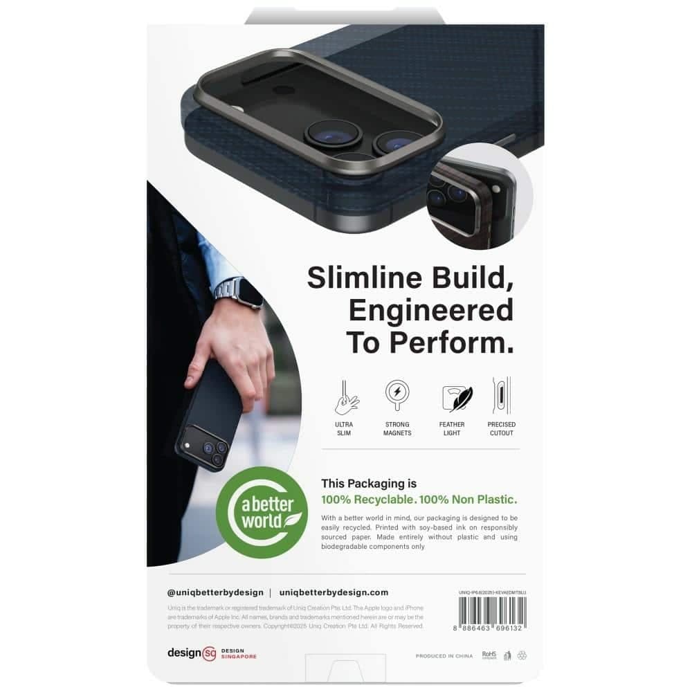 UNIQ Keva EDGE Magclick Charging - θήκη για Apple iPhone 17 - Μπλε 7