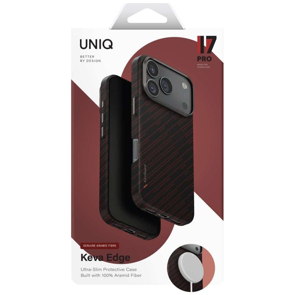 UNIQ Keva EDGE Magclick Charging - θήκη για Apple iPhone 17 Pro - Πορτοκαλί 6