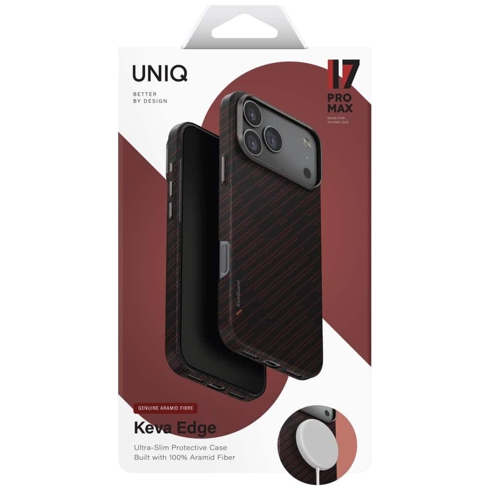 UNIQ Keva EDGE Magclick Charging - θήκη για Apple iPhone 17 Pro Max - Πορτοκαλί 6