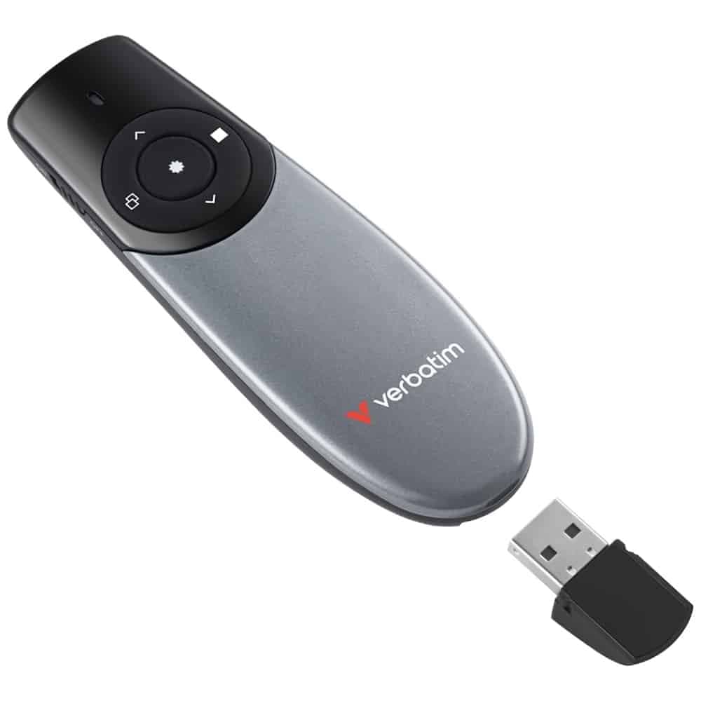 Presenter Verbatim Focus With Laser Pointer Grey 32365 5