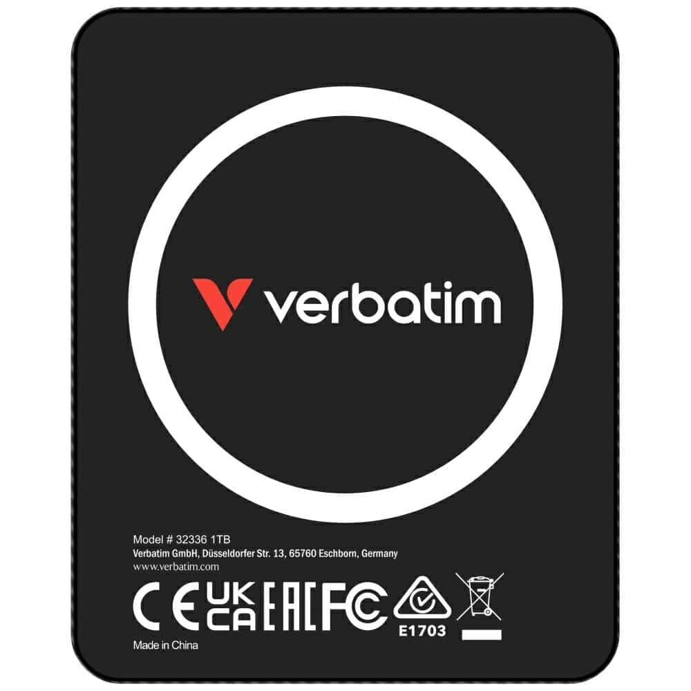 External Drive Verbatim Snapback Ultra Slim Ssd 1tb Black 32336 5
